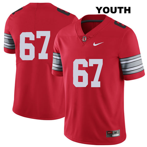 Ohio State Buckeyes Youth Robert Landers #67 Red Authentic Nike 2018 Spring Game No Name College NCAA Stitched Football Jersey HB19C75FQ